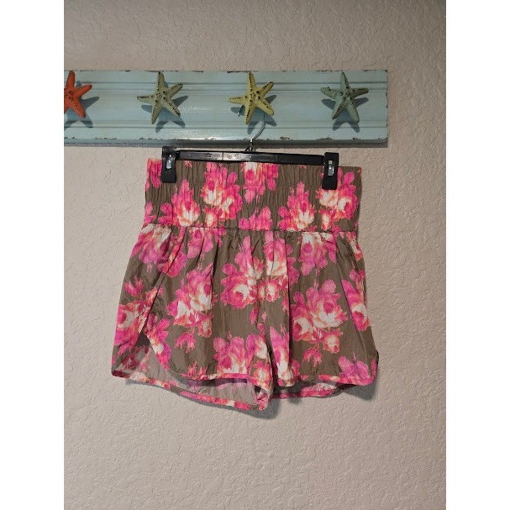 Free People Movement Floral Shorts